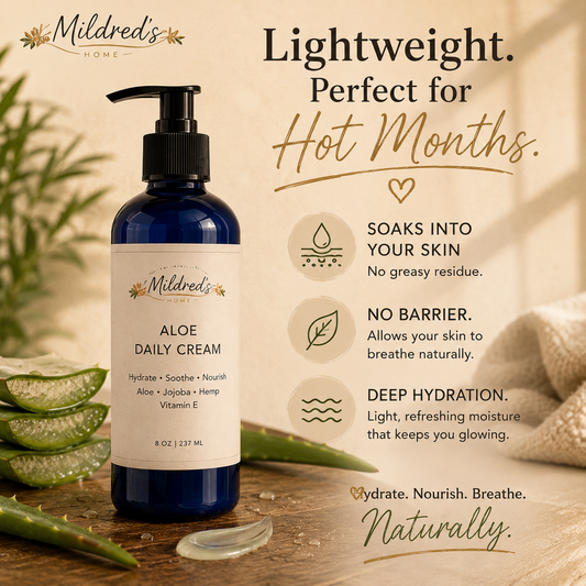 Daily Aloe Cream– Orange & Vanilla
