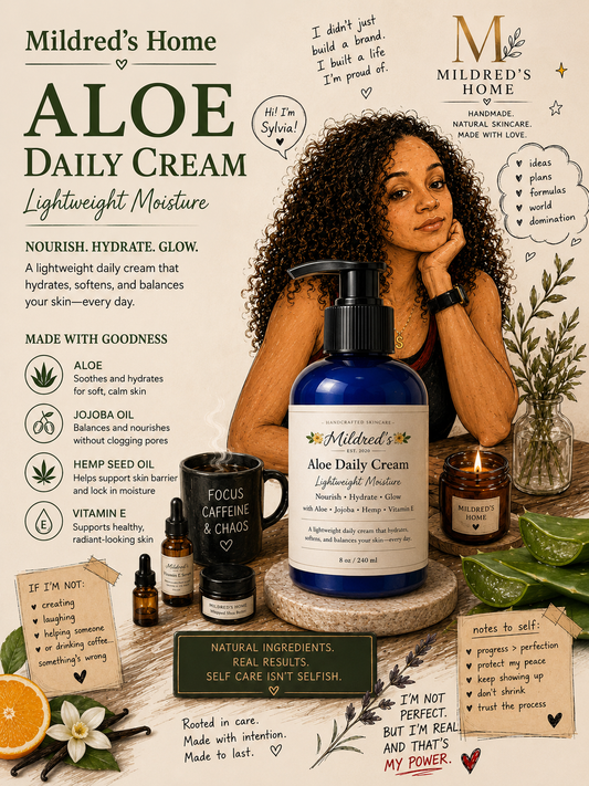 Daily Aloe Cream– Orange & Vanilla