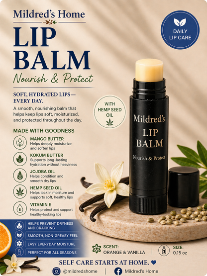 Daily lip Balm- Mildreds Home-Clear Skin-full-deep