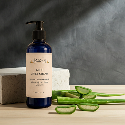 Daily Aloe Cream with Orange & Vanilla for Hydrated Skin