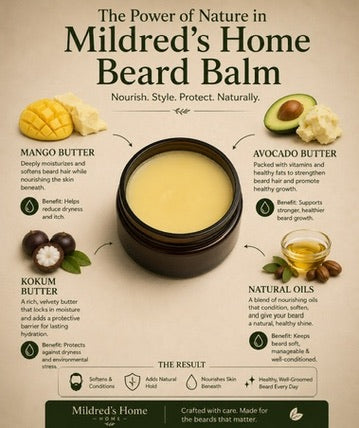 Men's Beard Balm for Softening, Conditioning, and Styling Your Facial Hair